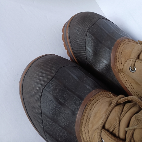 ? LaCrosse Leather Winter Rubber Duck Boots Thinsulate Mens 12 Brown Lined Snow main image 11